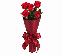Букет 5 Красных роз Эдлесс Лав в Девице