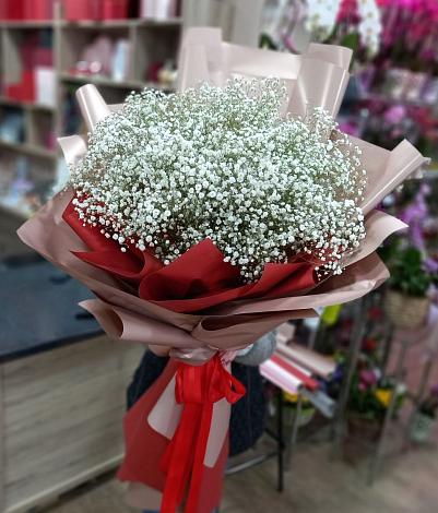 Букет цветов из: Гипсофила в Девице