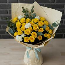 Букет цветов из:  Розы #REPLACE_PRED# Девице