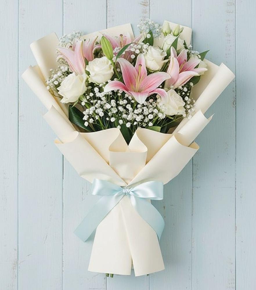 Букет цветов из: Лилии в Девице