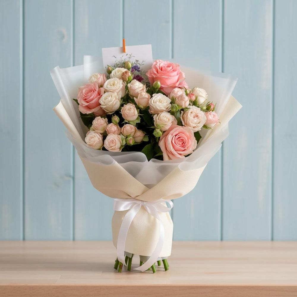 Букет цветов из: Розы в Девице