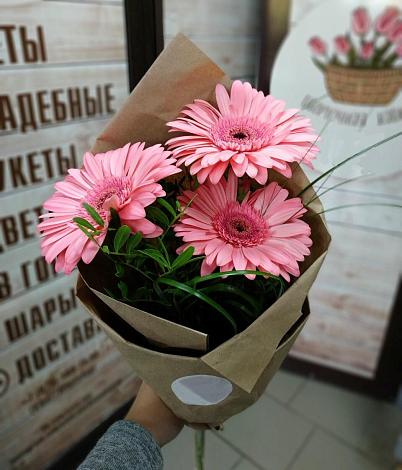 Букет цветов из: Герберы в Девице