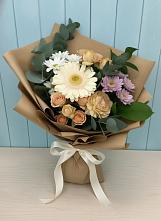 Букет цветов из:  Герберы и Хризантемы в Девице
