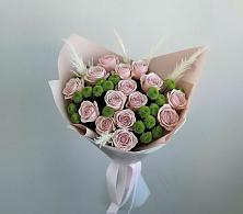 Букет цветов из:  Розы и Хризантемы в Девице
