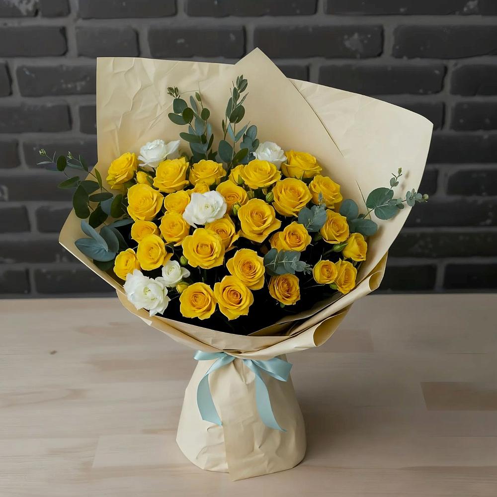 Букет цветов из: Розы в Девице