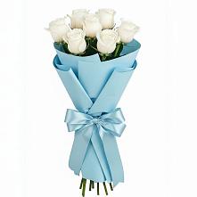 Букет 7 белых роз Проуд в Девице