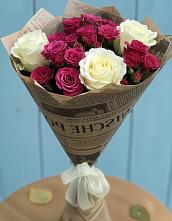 Букет цветов из:  Розы #REPLACE_PRED# Девице