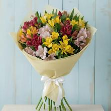 Букет цветов из:  Альстромерии в Девице