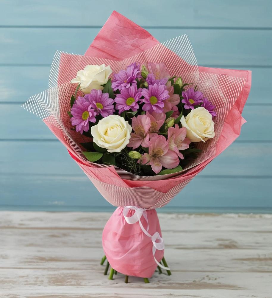 Букет цветов из: Герберы в Девице