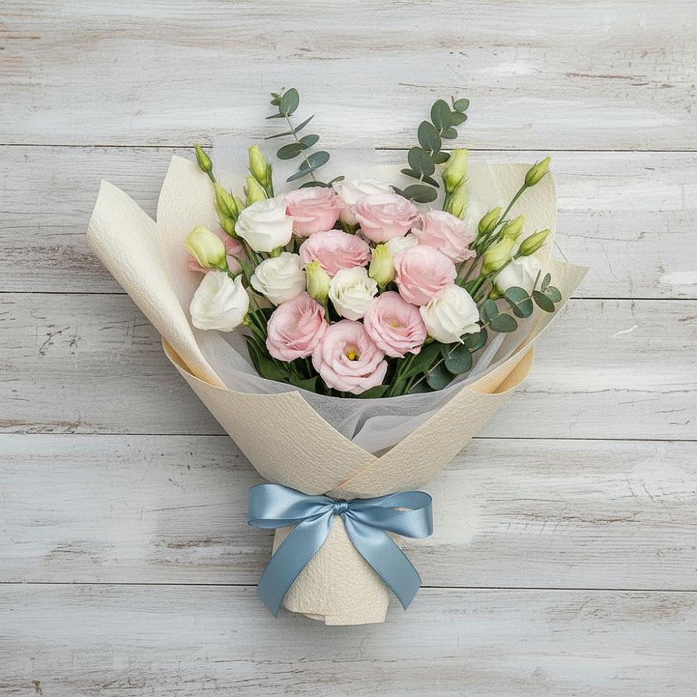 Букет цветов из: Лизиантусы в Девице